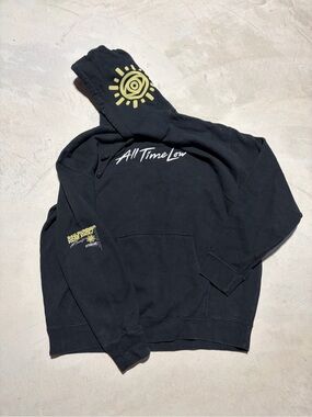 All Time Low sad summer daze tour Black Graphic Hoodie XL
